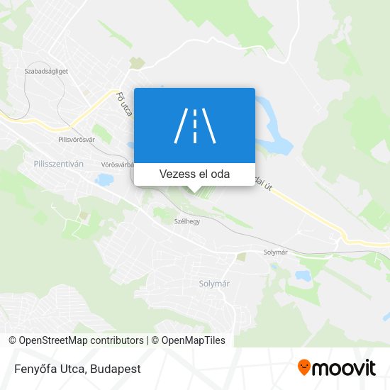 Fenyőfa Utca térkép