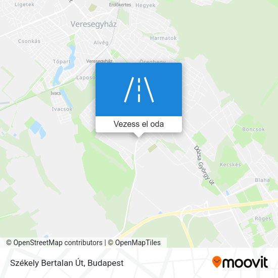 Székely Bertalan Út térkép