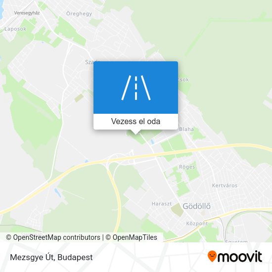 Mezsgye Út térkép