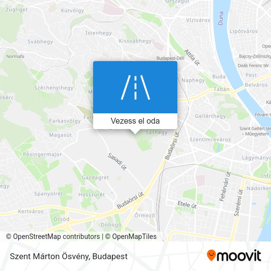 Szent Márton Ösvény térkép