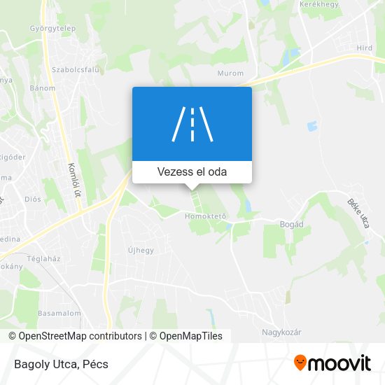 Bagoly Utca térkép