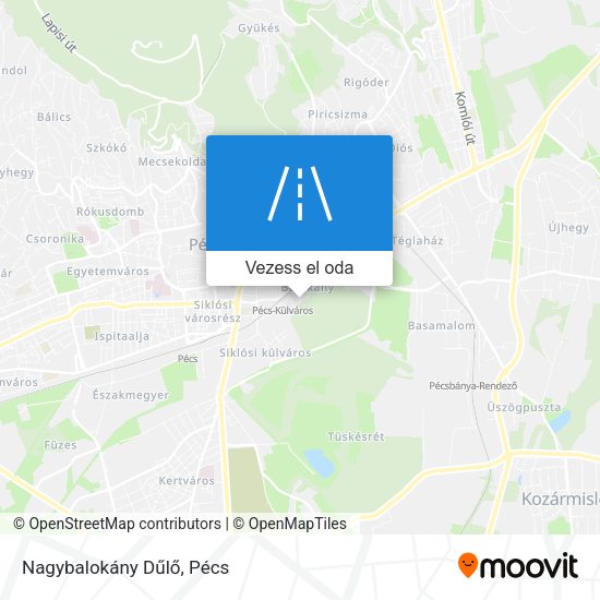 Nagybalokány Dűlő térkép