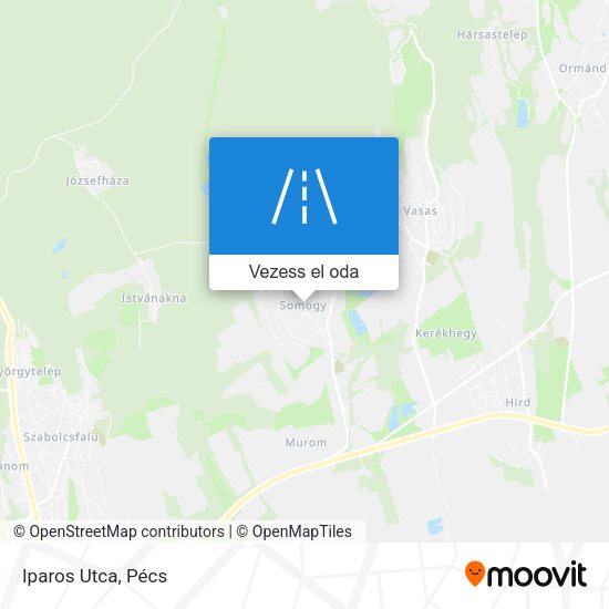 Iparos Utca térkép