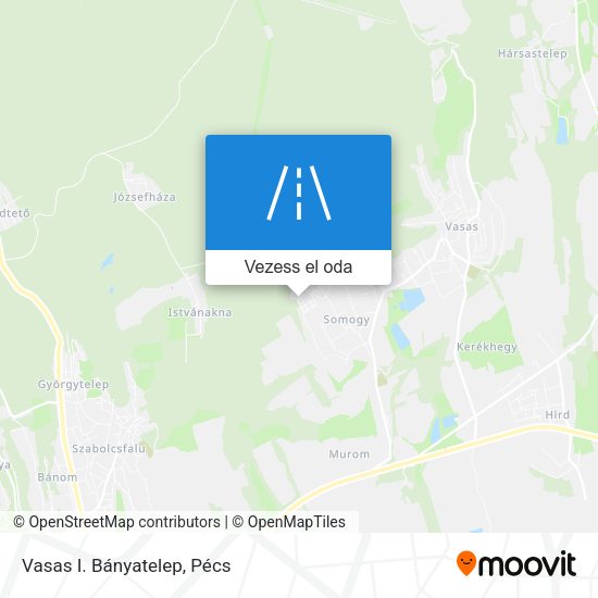 Vasas I. Bányatelep térkép