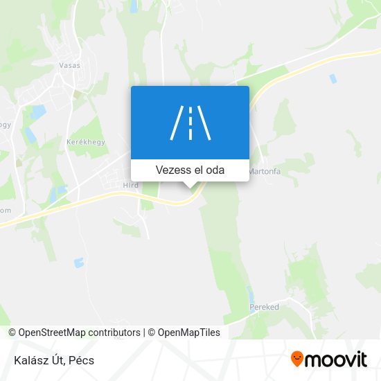 Kalász Út térkép
