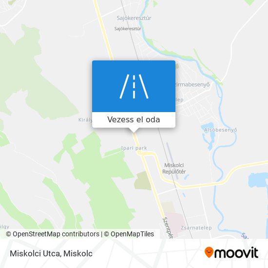 Miskolci Utca térkép