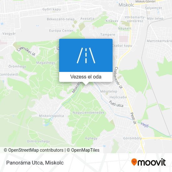 Panoráma Utca térkép