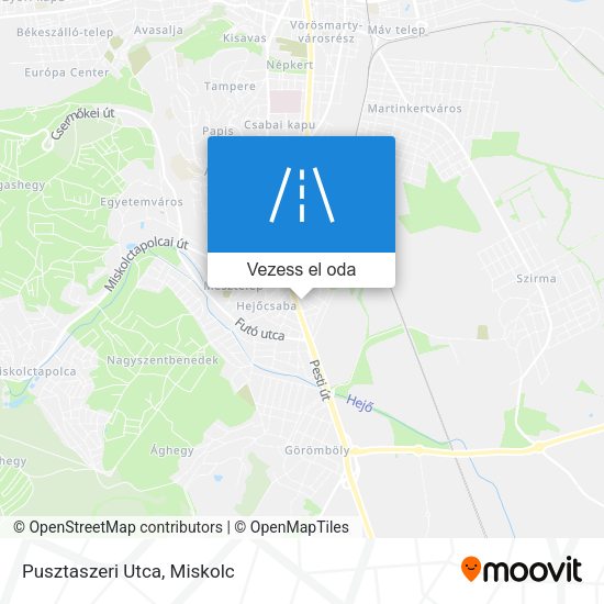 Pusztaszeri Utca térkép