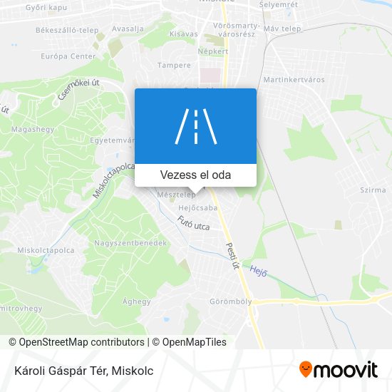 Károli Gáspár Tér térkép