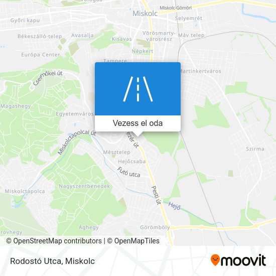 Rodostó Utca térkép
