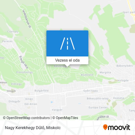 Nagy Kerekhegy Dűlő térkép