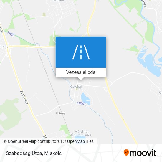 Szabadság Utca térkép
