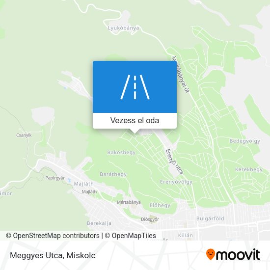 Meggyes Utca térkép