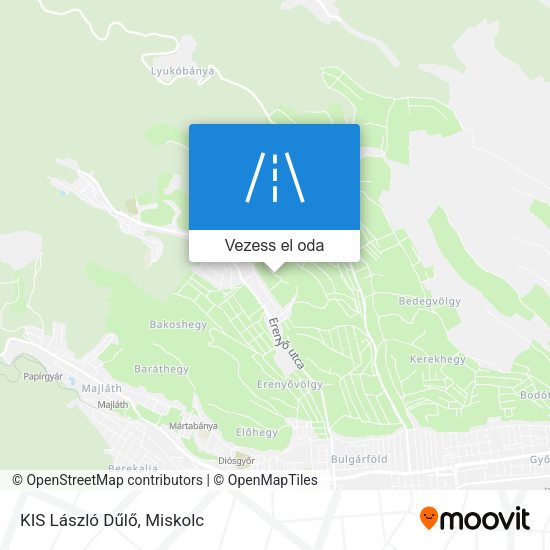 KIS László Dűlő térkép
