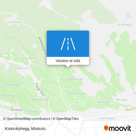 Kiskirályhegy térkép