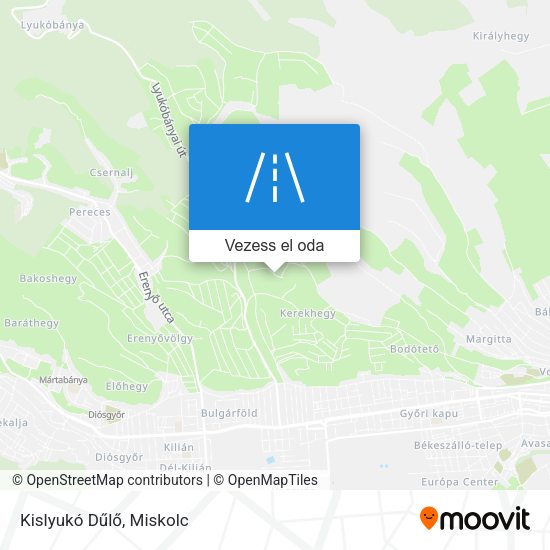 Kislyukó Dűlő térkép