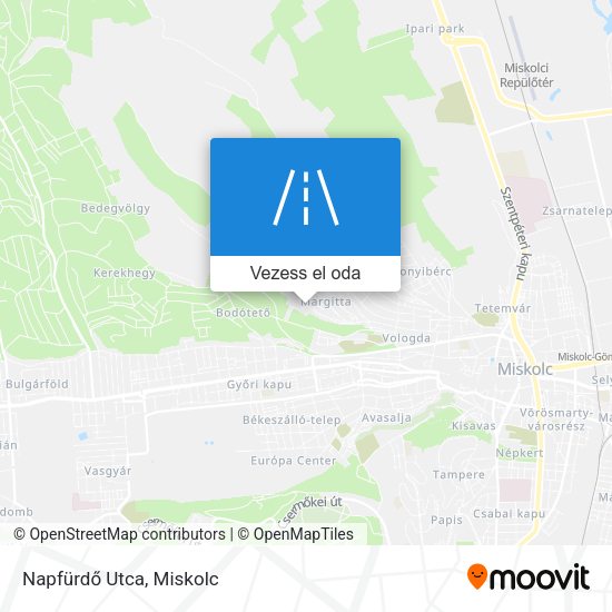 Napfürdő Utca térkép