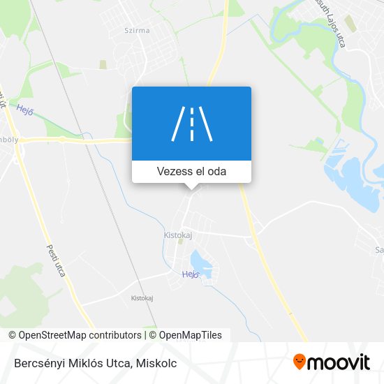 Bercsényi Miklós Utca térkép