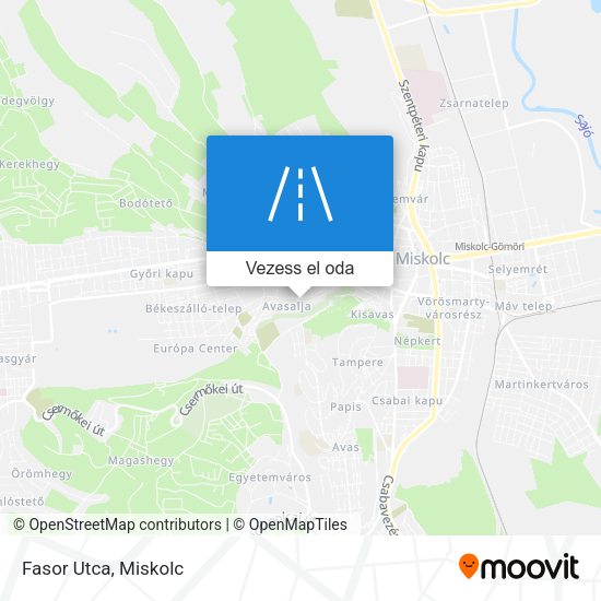 Fasor Utca térkép