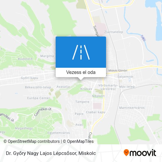 Dr. Győry Nagy Lajos Lépcsősor térkép