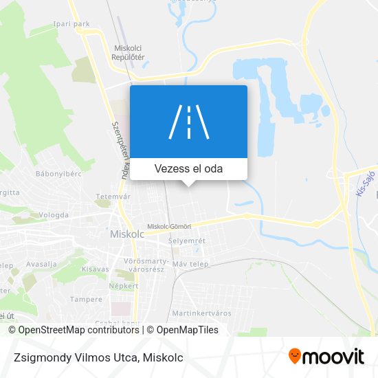 Zsigmondy Vilmos Utca térkép