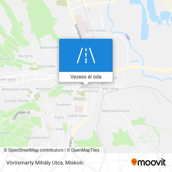 Vörösmarty Mihály Utca térkép