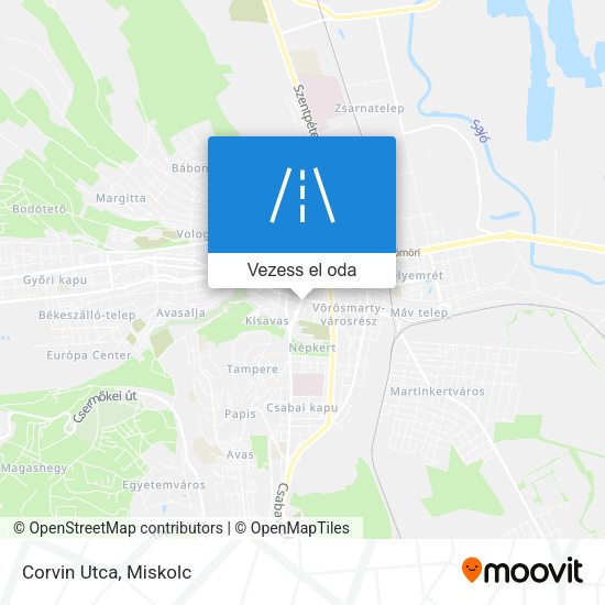 Corvin Utca térkép