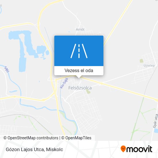 Gózon Lajos Utca térkép