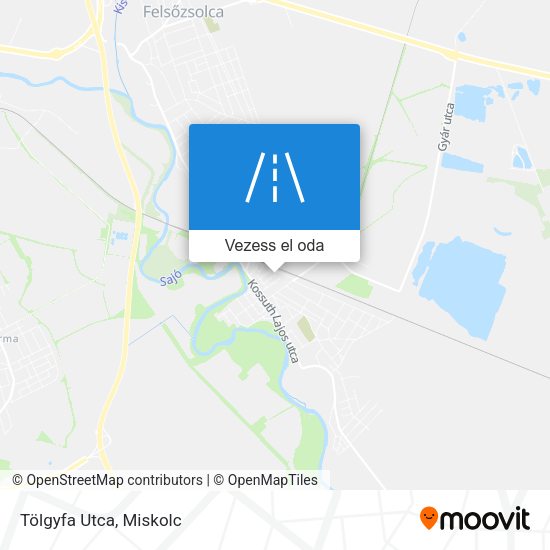 Tölgyfa Utca térkép
