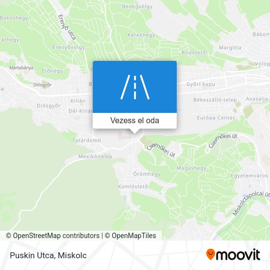 Puskin Utca térkép