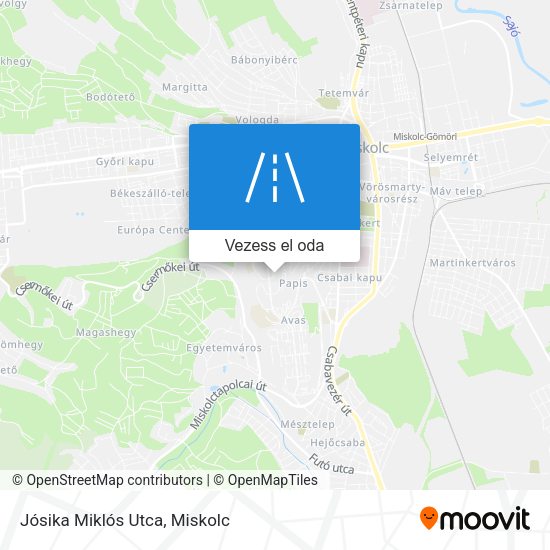 Jósika Miklós Utca térkép
