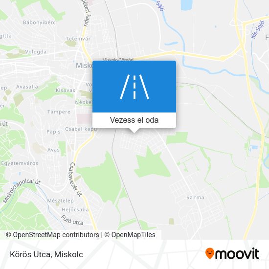 Körös Utca térkép