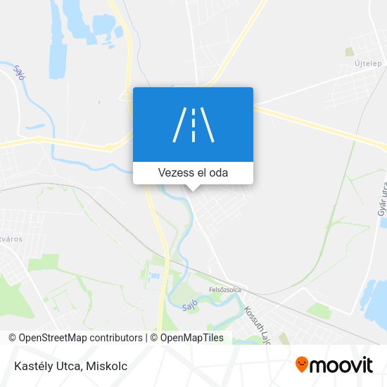 Kastély Utca térkép