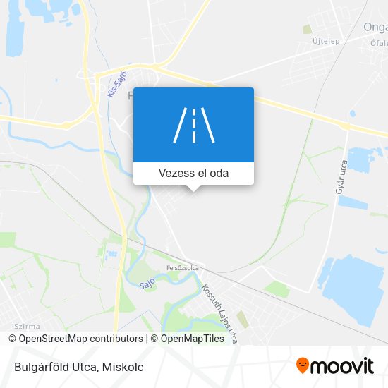 Bulgárföld Utca térkép