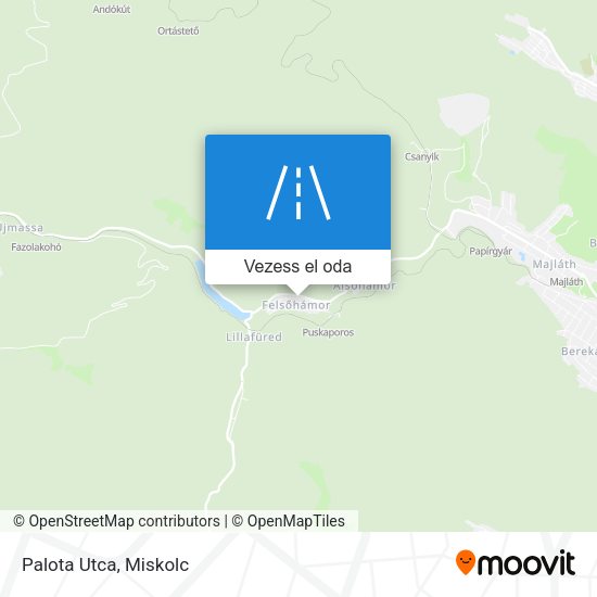 Palota Utca térkép