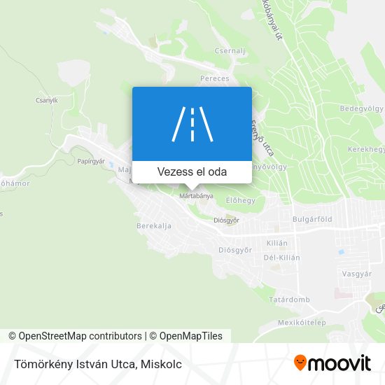 Tömörkény István Utca térkép
