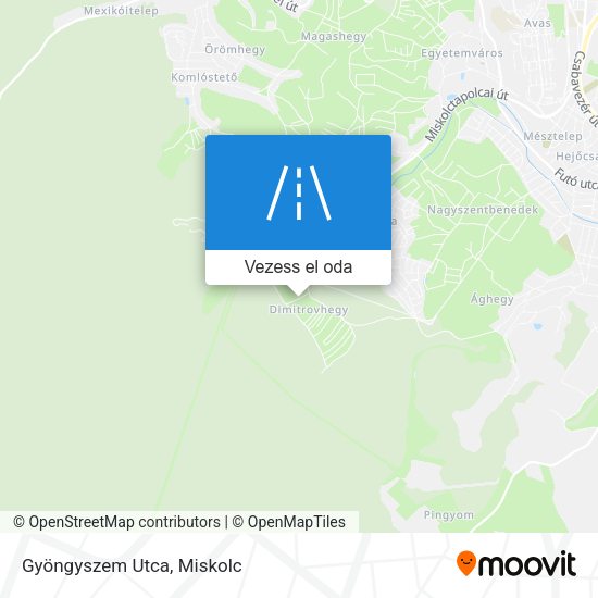 Gyöngyszem Utca térkép