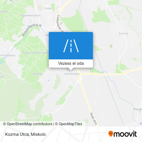 Kozma Utca térkép