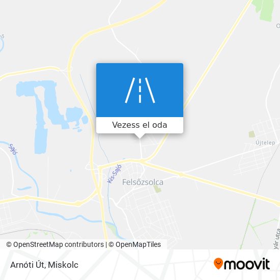 Arnóti Út térkép