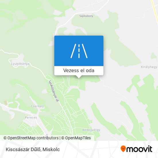 Kiscsászár Dűlő térkép