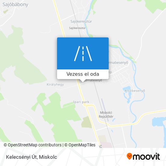 Kelecsényi Út térkép