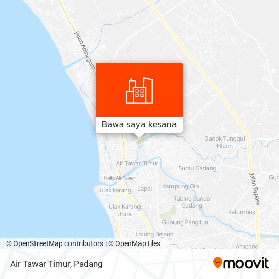 Peta Air Tawar Timur