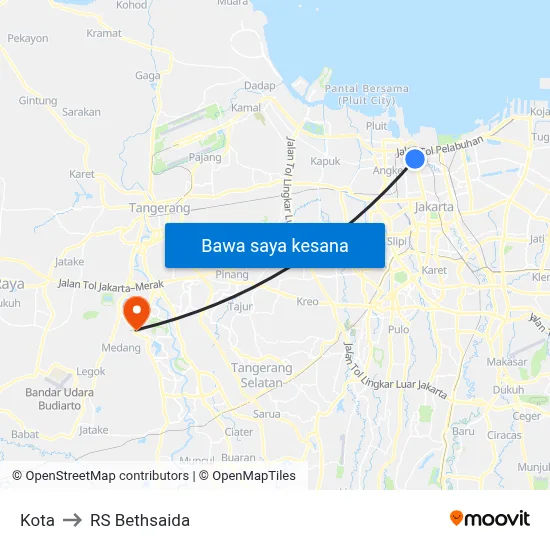 Kota to RS Bethsaida map