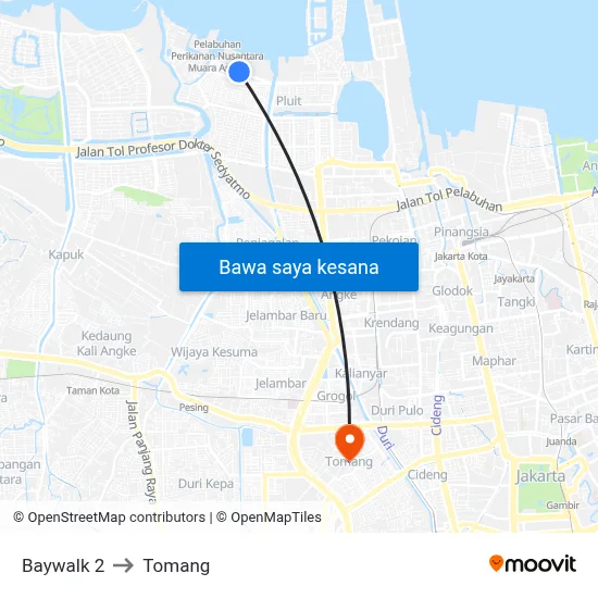 Baywalk 2 to Tomang map