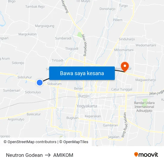 Neutron Godean to AMIKOM map