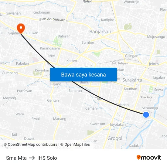 Sma Mta to IHS Solo map
