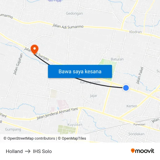 Holland to IHS Solo map