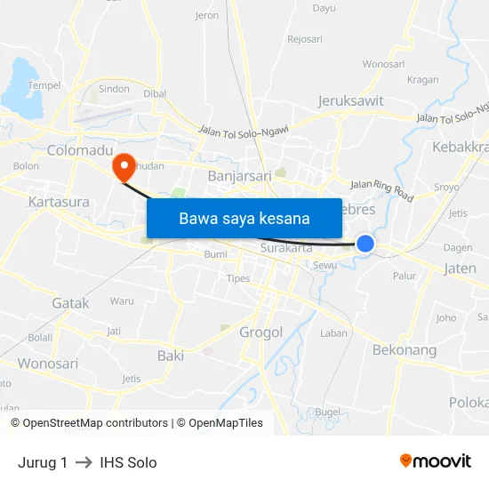 Jurug 1 to IHS Solo map