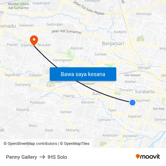 Penny Gallery to IHS Solo map