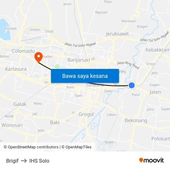 Brigif to IHS Solo map